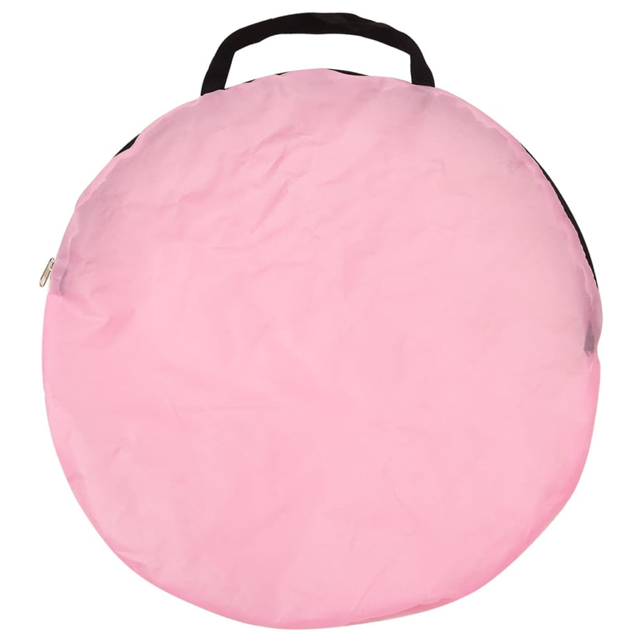 Kinderspeeltent Met 250 Ballen 00X00X27 Cm Roze Multikleur