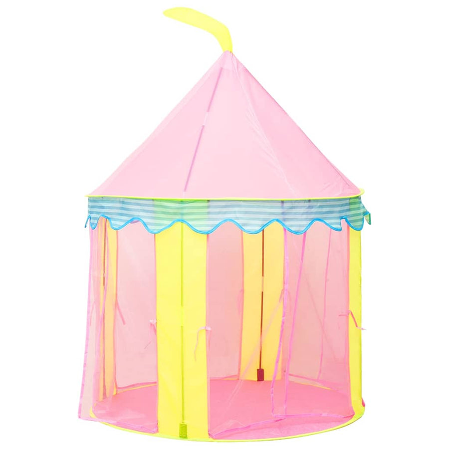 Kinderspeeltent Met 250 Ballen 00X00X27 Cm Roze Multikleur