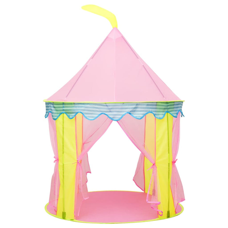 Kinderspeeltent Met 250 Ballen 00X00X27 Cm Roze Multikleur