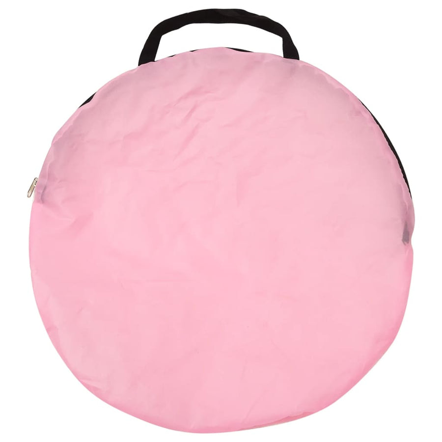 Kinderspeeltent Met 250 Ballen 00X00X27 Cm Roze Meerkleurig 1