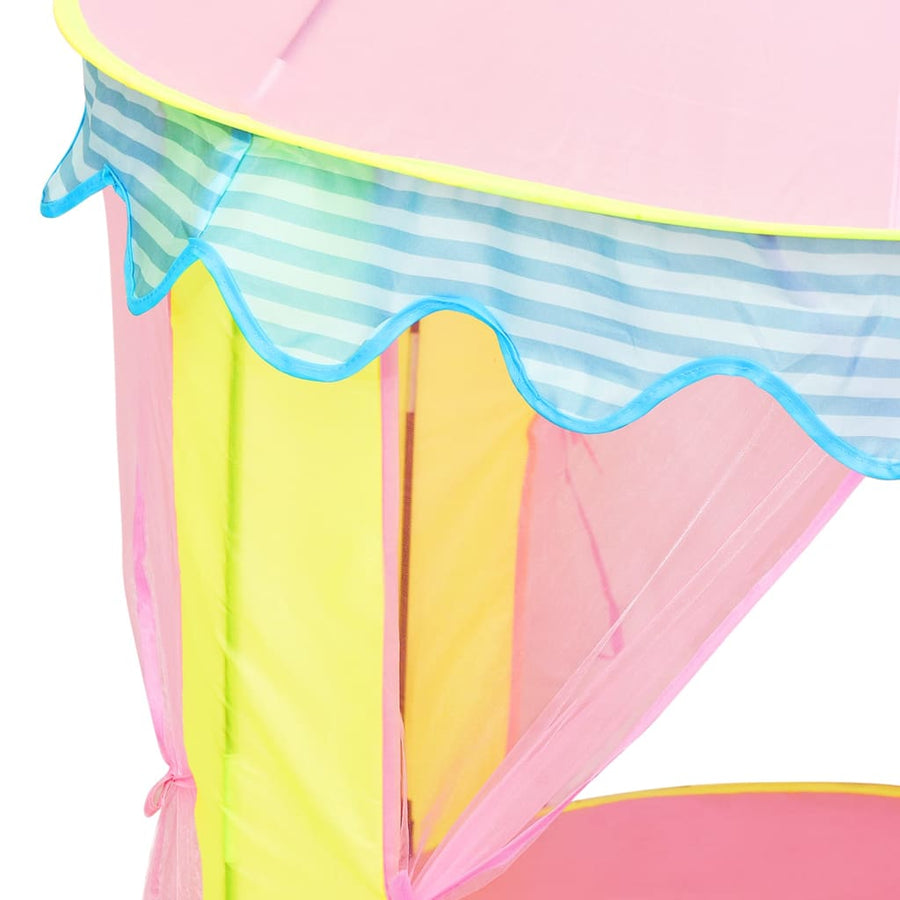 Kinderspeeltent Met 250 Ballen 00X00X27 Cm Roze Meerkleurig 1