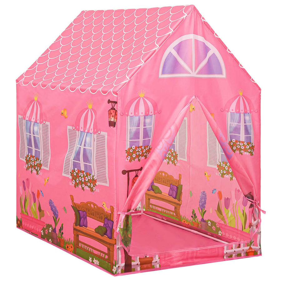 Kinderspeeltent Met 250 Ballen 69X94X04 Cm Roze Meerkleurig 2
