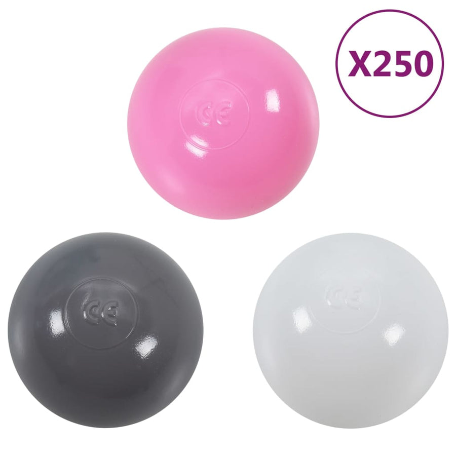 Kinderspeeltent Met 250 Ballen 69X94X04 Cm Roze Meerkleurig 2