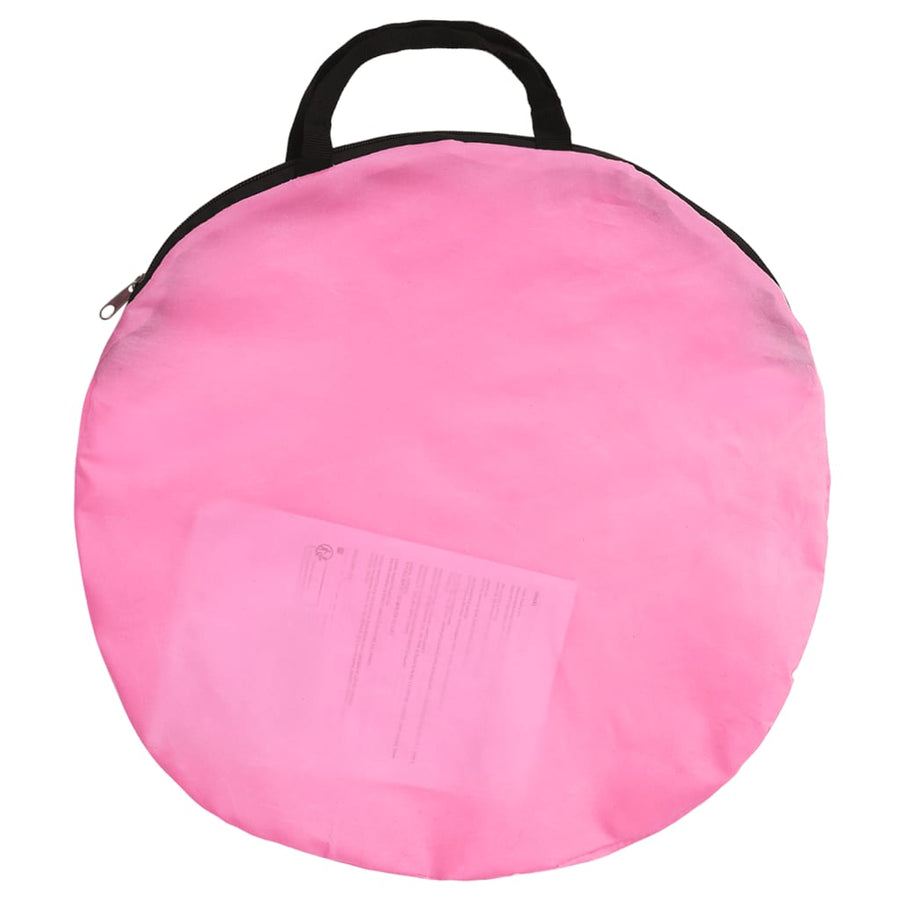 Kinderspeeltent Met 250 Ballen 70X2X70 Cm Roze Meerkleurig 2