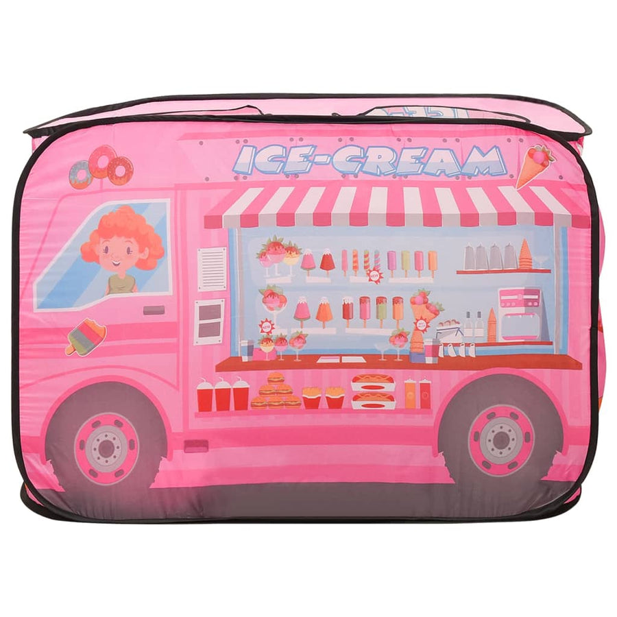 Kinderspeeltent Met 250 Ballen 70X2X70 Cm Roze Meerkleurig 2