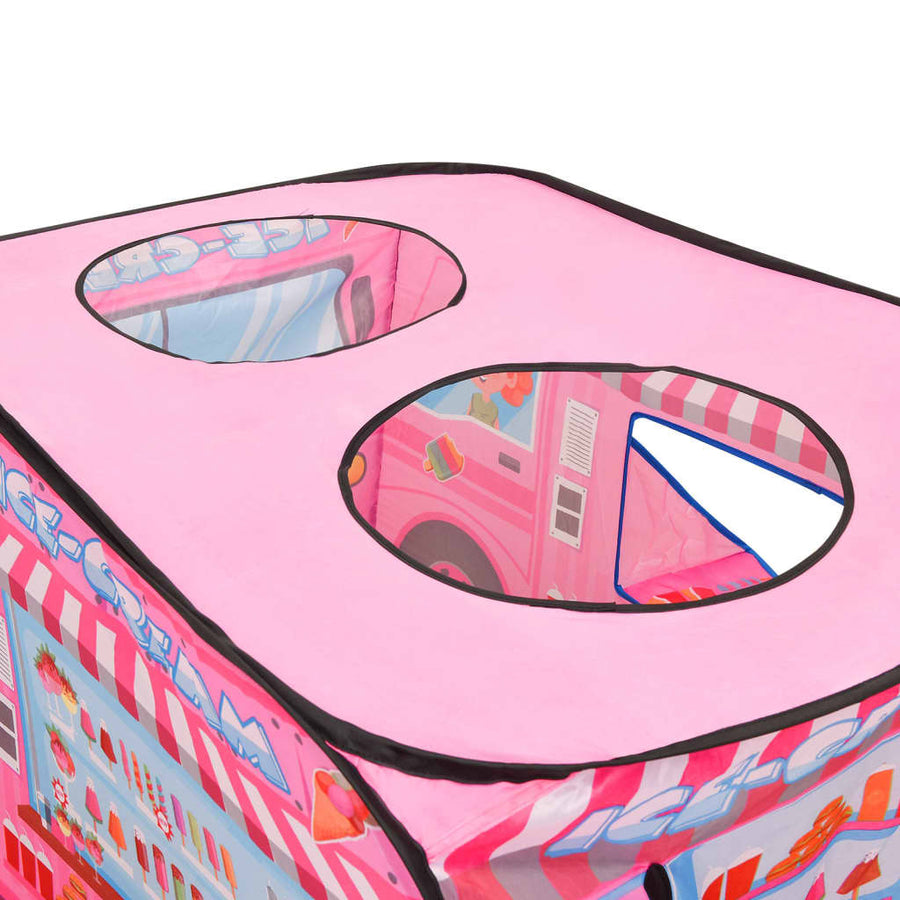 Kinderspeeltent Met 250 Ballen 70X2X70 Cm Roze Meerkleurig 2