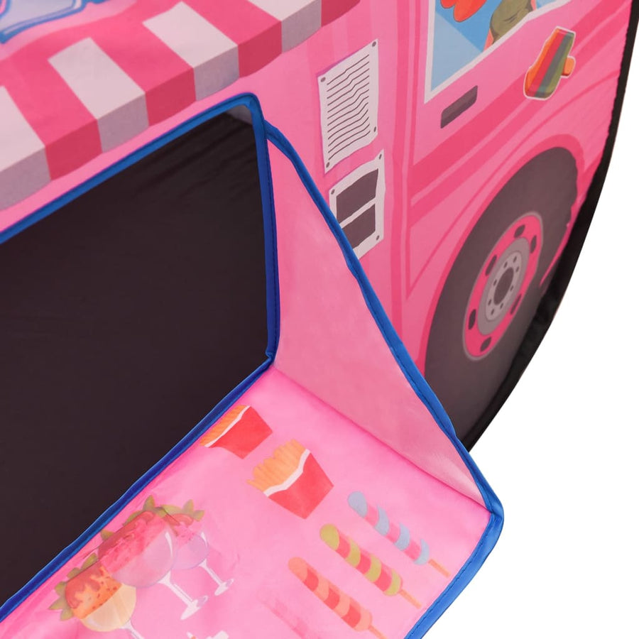 Kinderspeeltent Met 250 Ballen 70X2X70 Cm Roze Meerkleurig 2