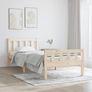 Bedframe massief grenenhout 75x190 cm