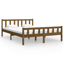 Bedframe Massief Hout 120 x 200 cm Honingbruin