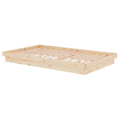 Bedframe Massief Hout 120X200 Cm