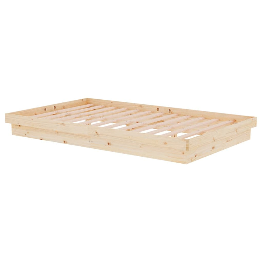 Bedframe Massief Hout 120X200 Cm