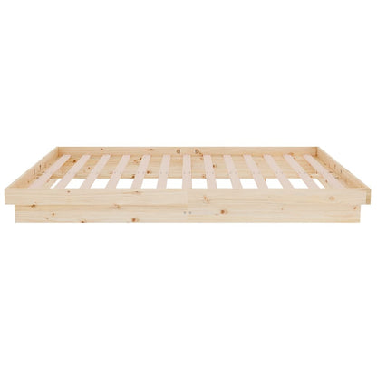 Bedframe Massief Hout 120X200 Cm