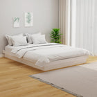 Bed frame solid wood white 120x200 cm