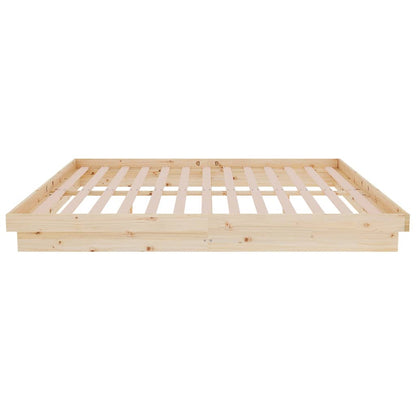 Bedframe Massief Hout 150X200 Cm King Size