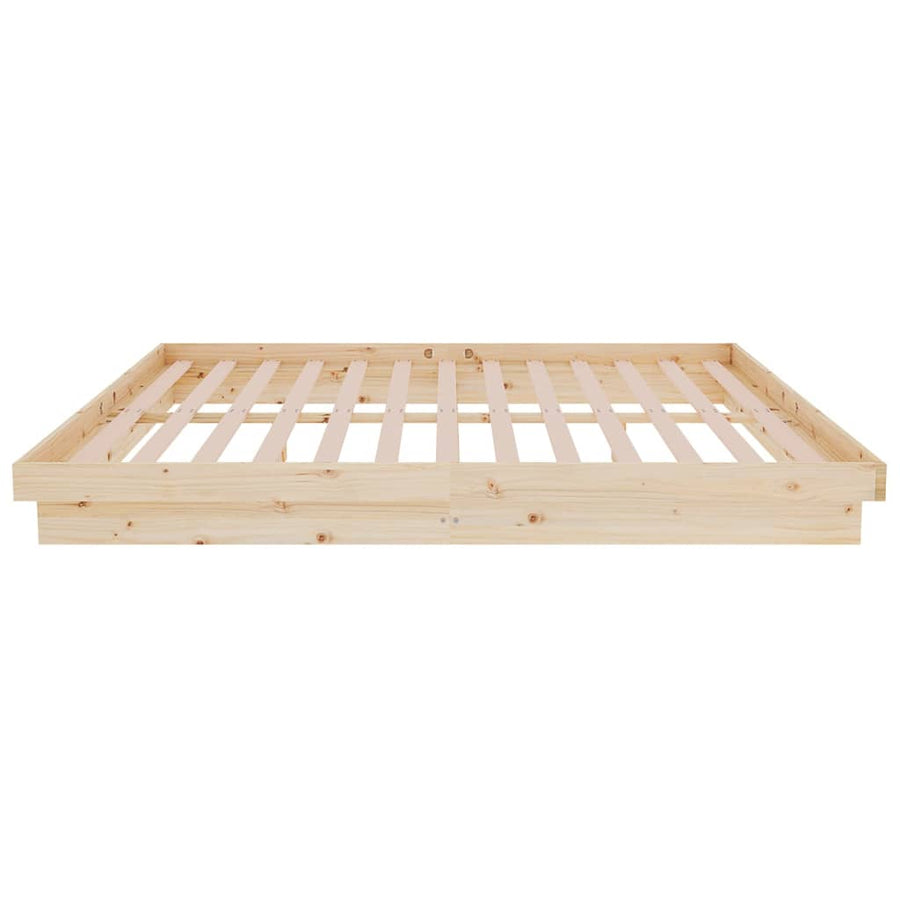 Bedframe Massief Hout 150X200 Cm King Size