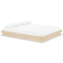 Bedframe Massief Hout 160X200 Cm 160 x 200 cm Naturel