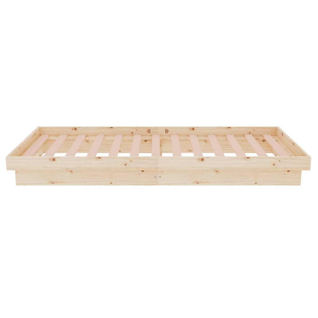 Bedframe Massief Hout 75X190 Cm Small Single
