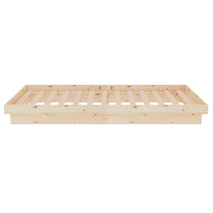 Bedframe Massief Hout 75X190 Cm Small Single