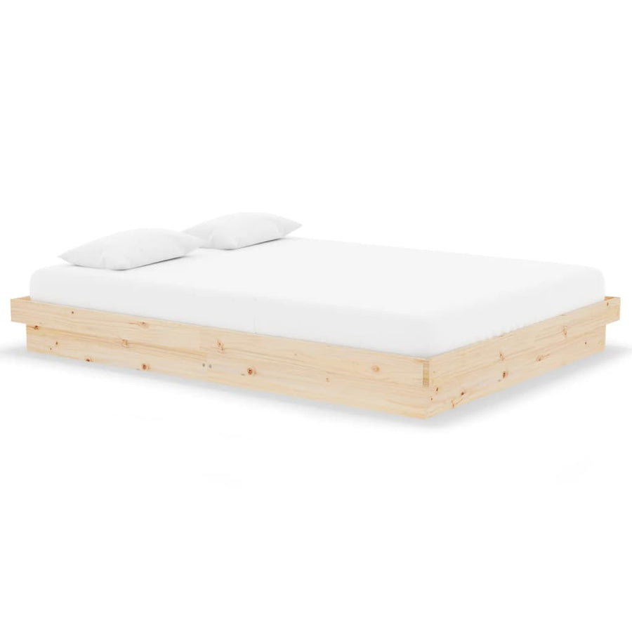 Bedframe Massief Hout 135X190 Cm Double