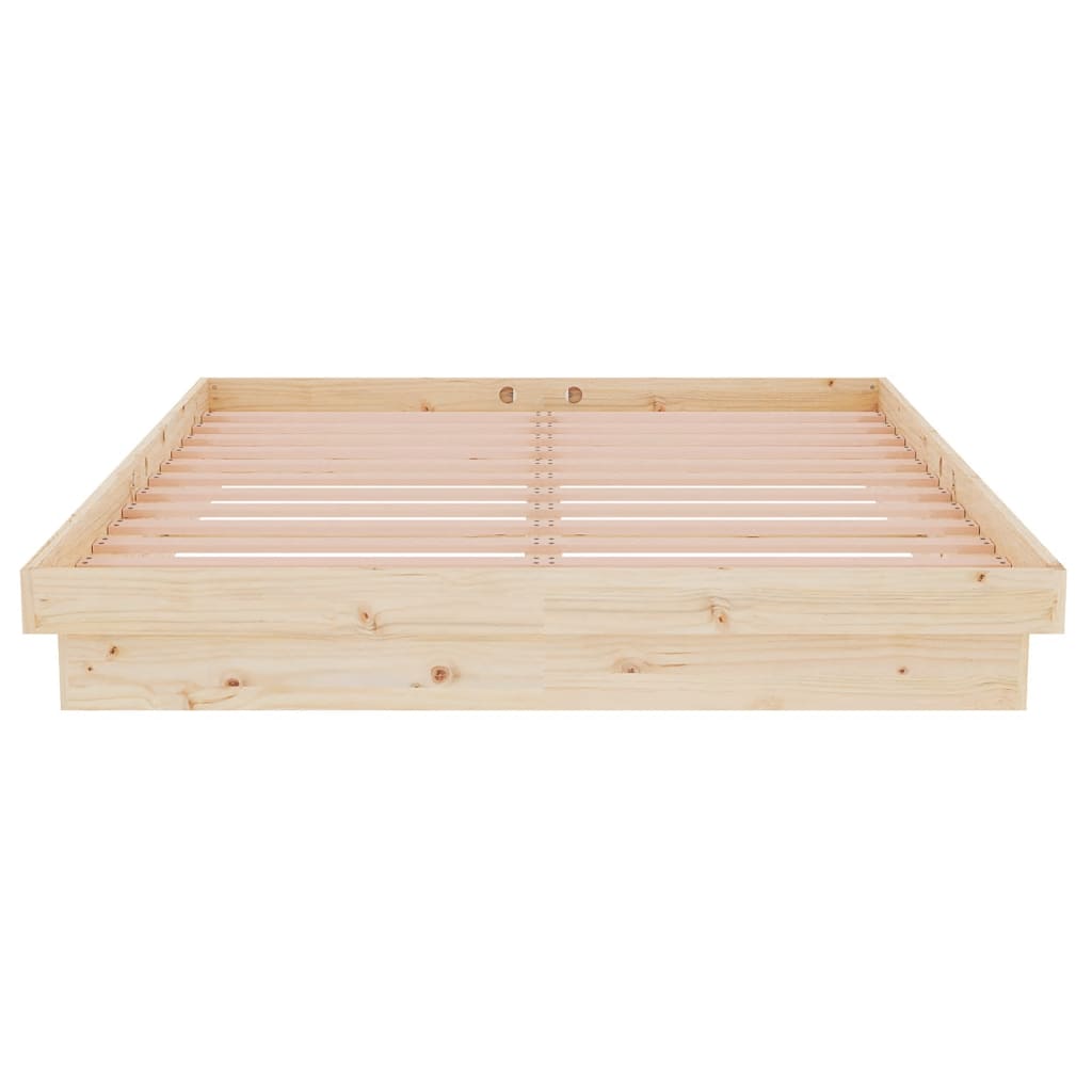 Bedframe Massief Hout 135X190 Cm Double