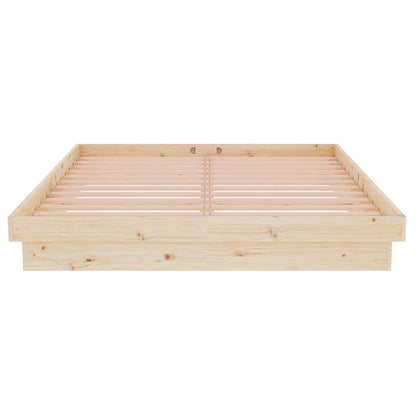 Bedframe Massief Hout 135X190 Cm Double