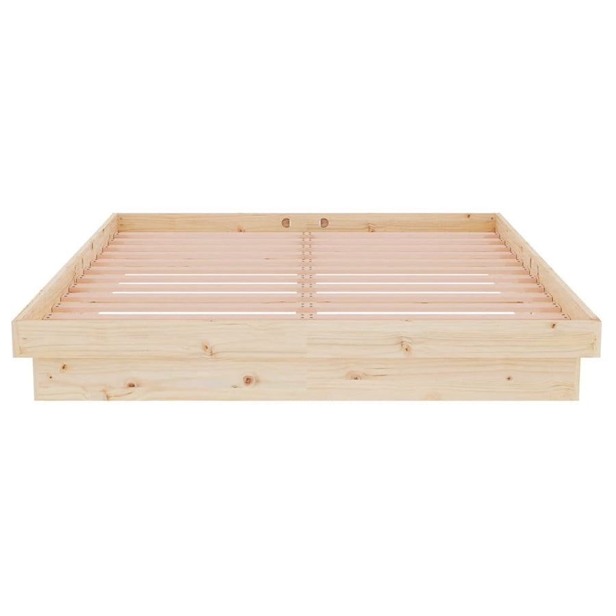 Bedframe Massief Hout 135X190 Cm Double