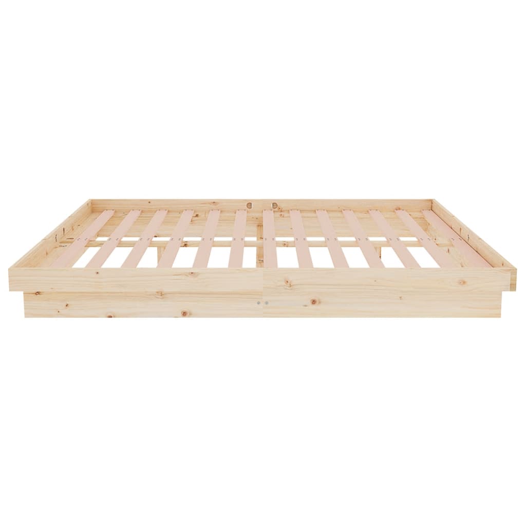 Bedframe Massief Hout 135X190 Cm Double