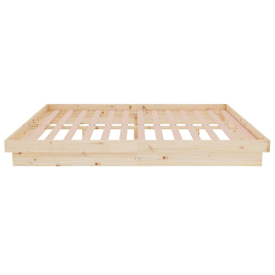 Bedframe Massief Hout 135X190 Cm Double