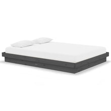 Bedframe Massief Hout Grijs 140X190 Cm