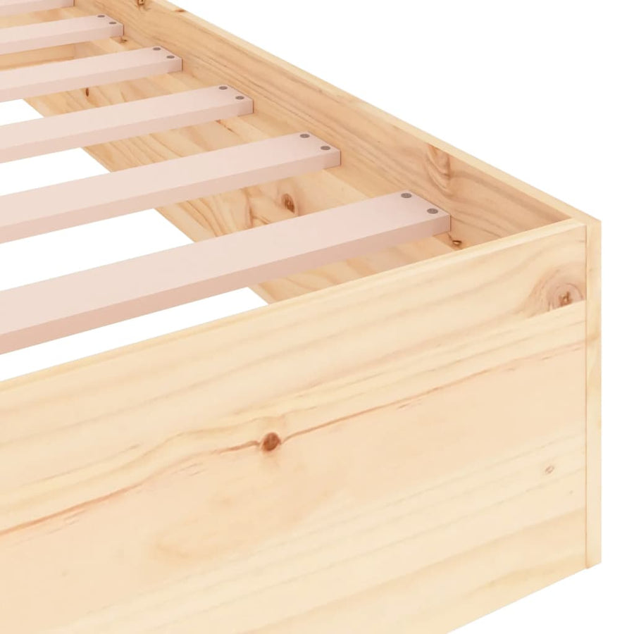 Bedframe Massief Hout 200X200 Cm