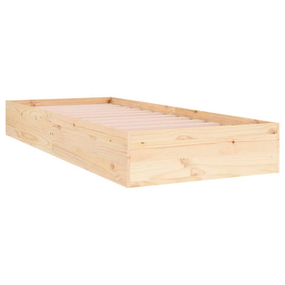 Bedframe Massief Hout 75X190 Cm Small Single