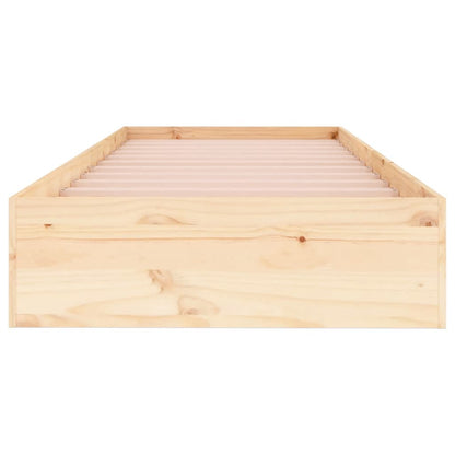 Bedframe Massief Hout 75X190 Cm Small Single
