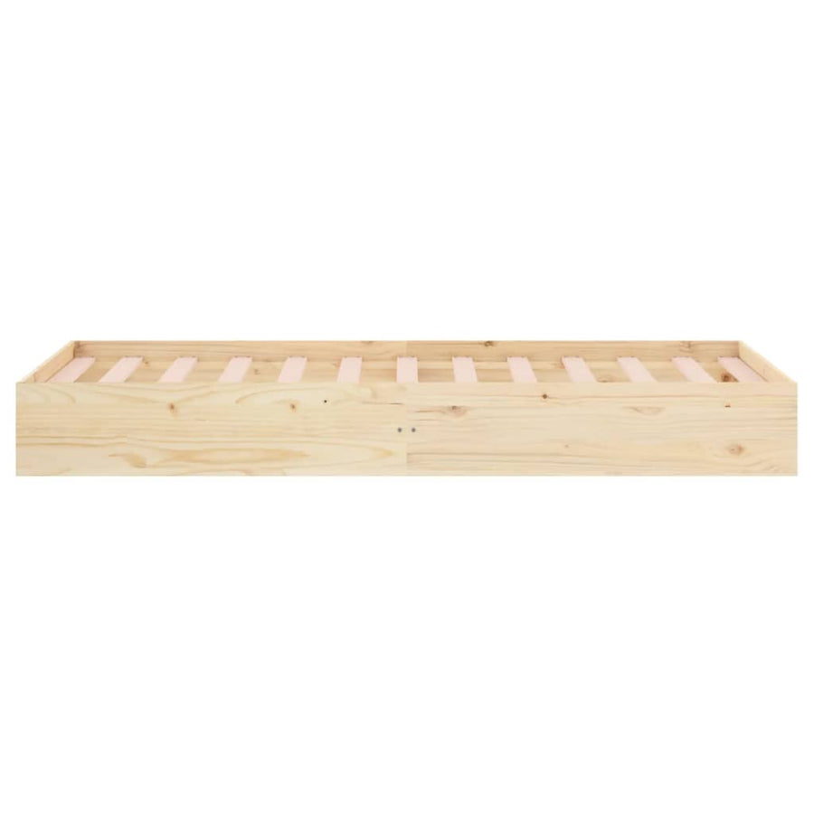 Bedframe Massief Hout 75X190 Cm Small Single