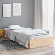 Bedframe massief grenenhout 75x190 cm
