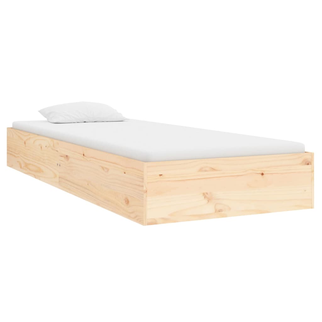 Bedframe Massief Hout 90X190 Cm Single