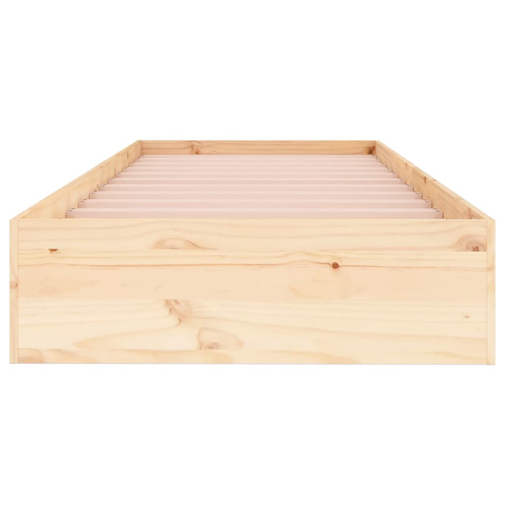 Bedframe Massief Hout 90X190 Cm Single