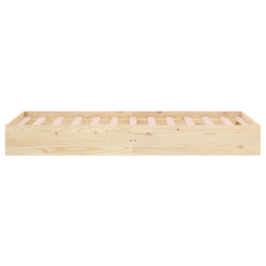 Bedframe Massief Hout 90X190 Cm Single