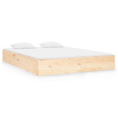 Bedframe Massief Hout 120X190 Cm Small Double