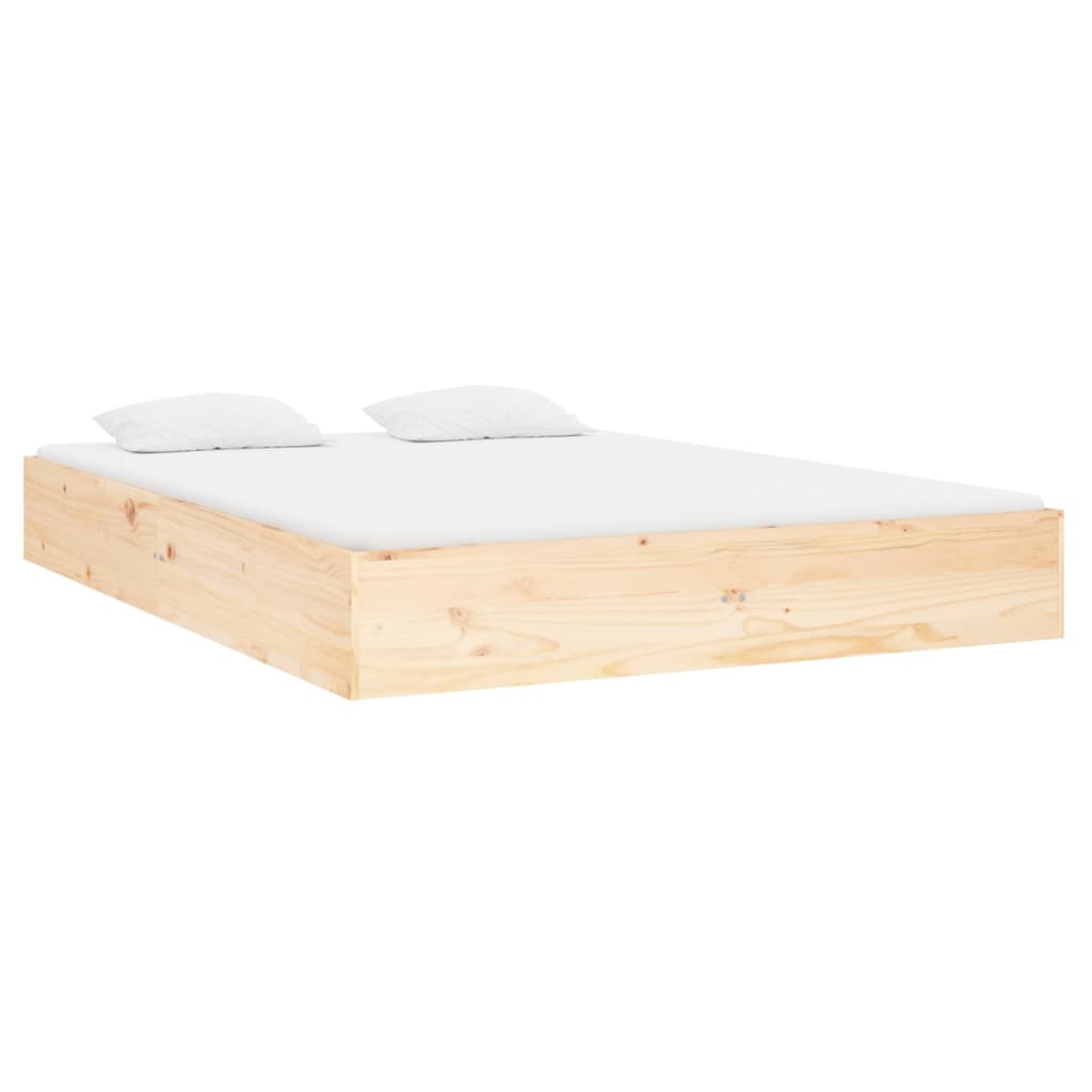 Bedframe Massief Hout 120X190 Cm Small Double