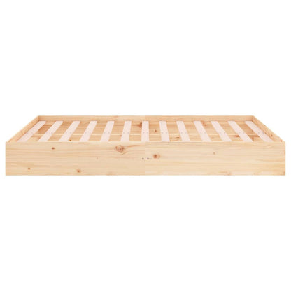 Bedframe Massief Hout 120X190 Cm Small Double