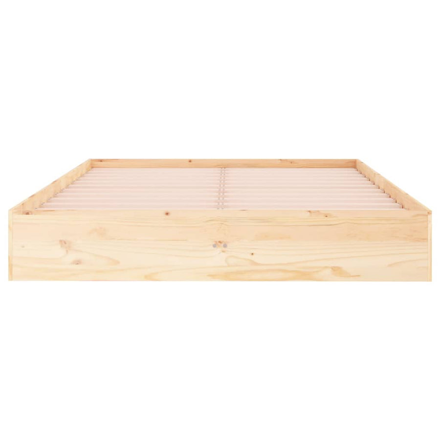 Bedframe Massief Hout 135X190 Cm Double