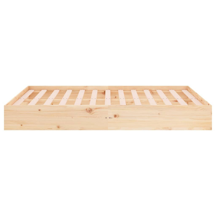 Bedframe Massief Hout 135X190 Cm Double