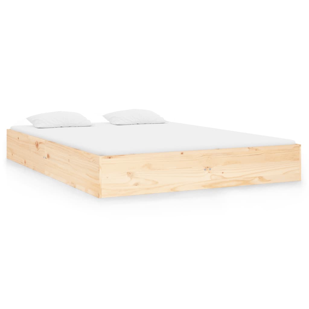Bedframe Massief Hout 140X190 Cm