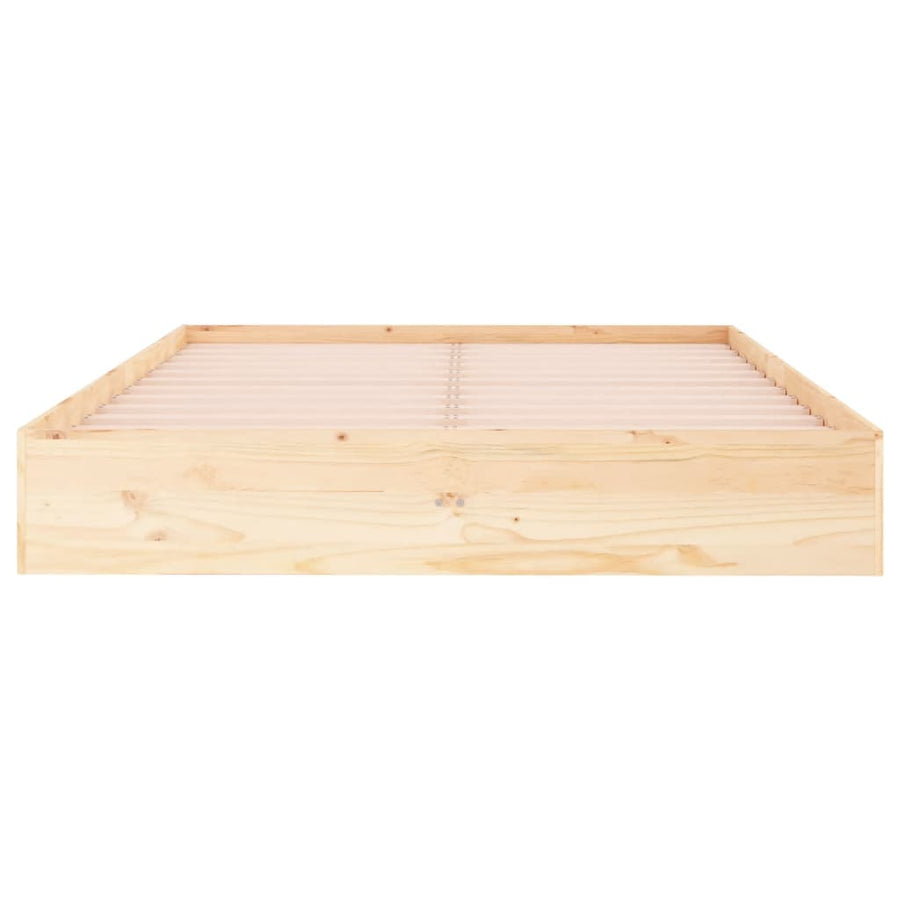Bedframe Massief Hout 140X190 Cm