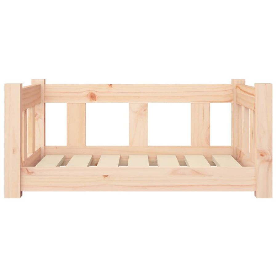 Hondenmand 65,5X50,5X28 Cm Massief Grenenhout 65.5 x 50.5 x 28 cm Naturel