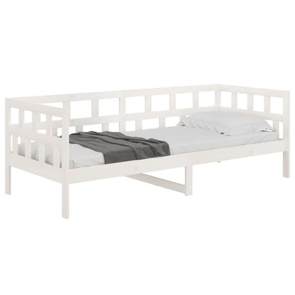 Slaapbank Massief Grenenhout Wit 90X200 Cm