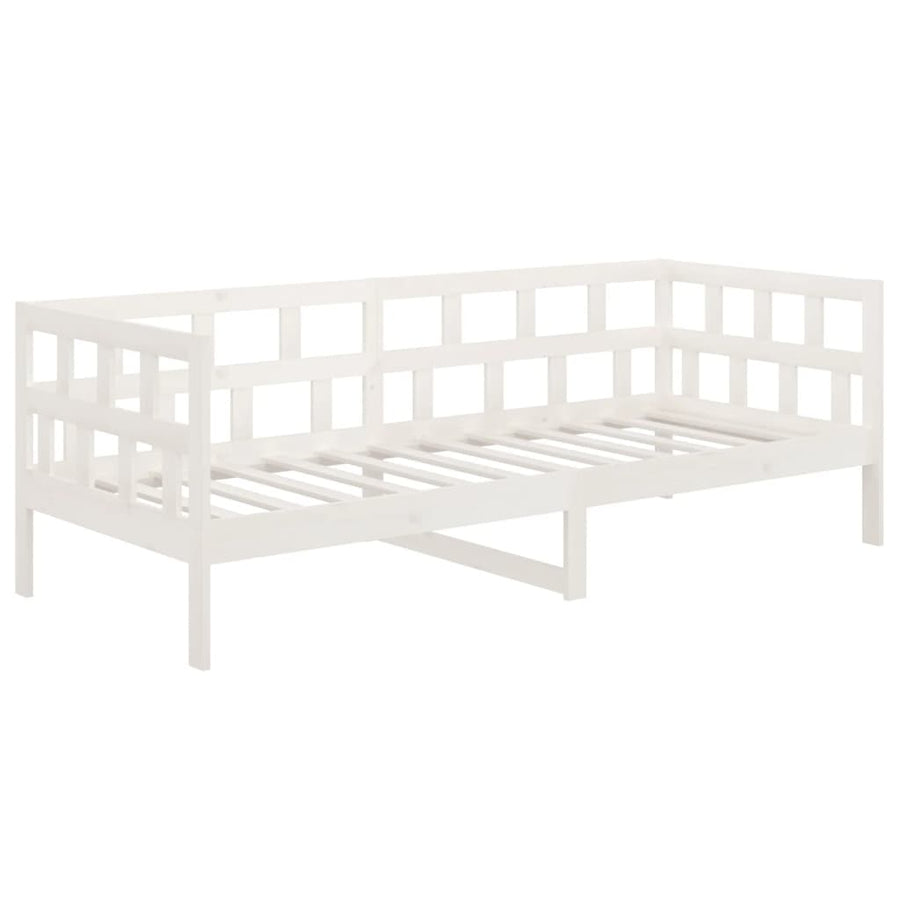 Slaapbank Massief Grenenhout Wit 90X200 Cm