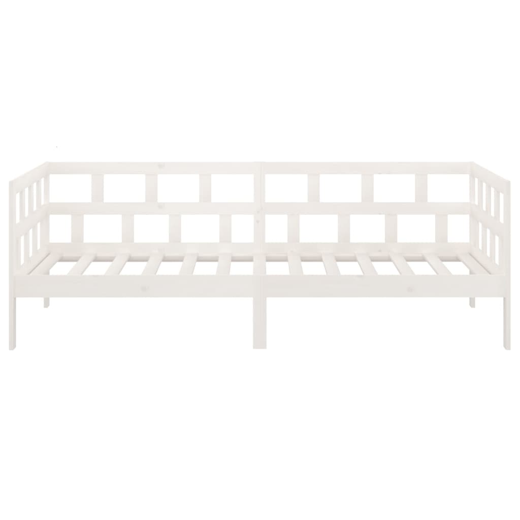 Slaapbank Massief Grenenhout Wit 90X200 Cm