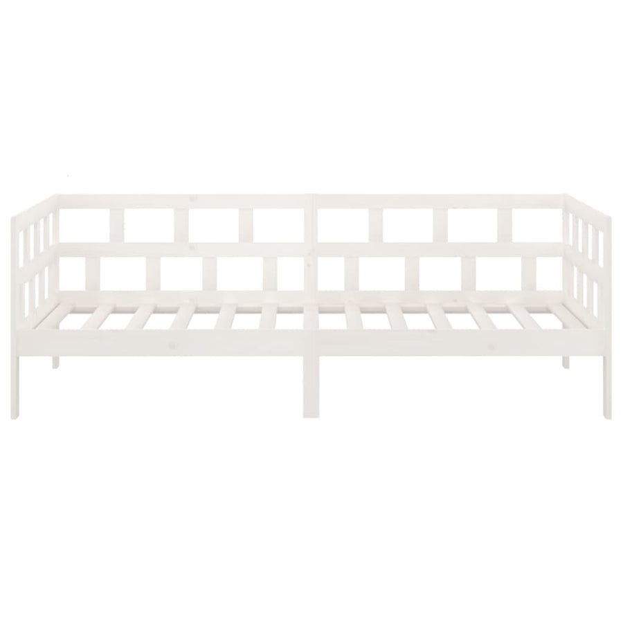 Slaapbank Massief Grenenhout Wit 90X200 Cm