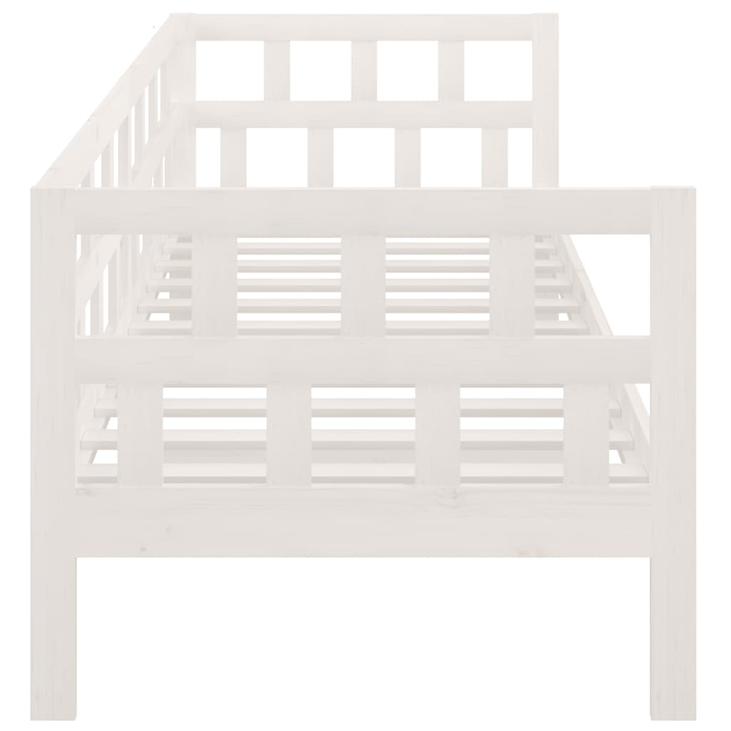 Slaapbank Massief Grenenhout Wit 90X200 Cm